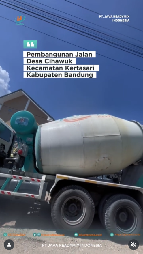 PEMBANGUNAN JALAN DESA CIHAWUK